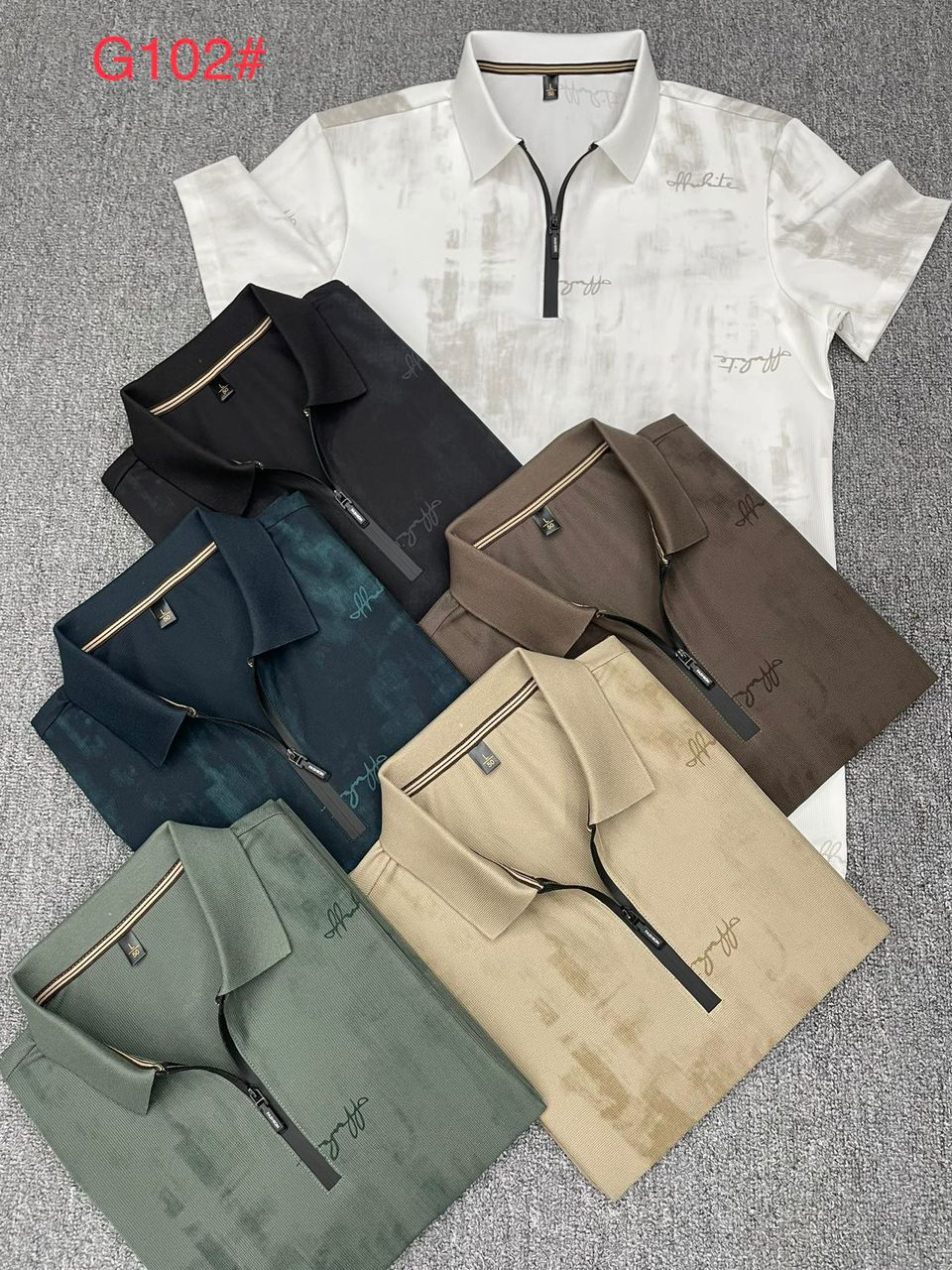 Men's Polo Zip Shirt